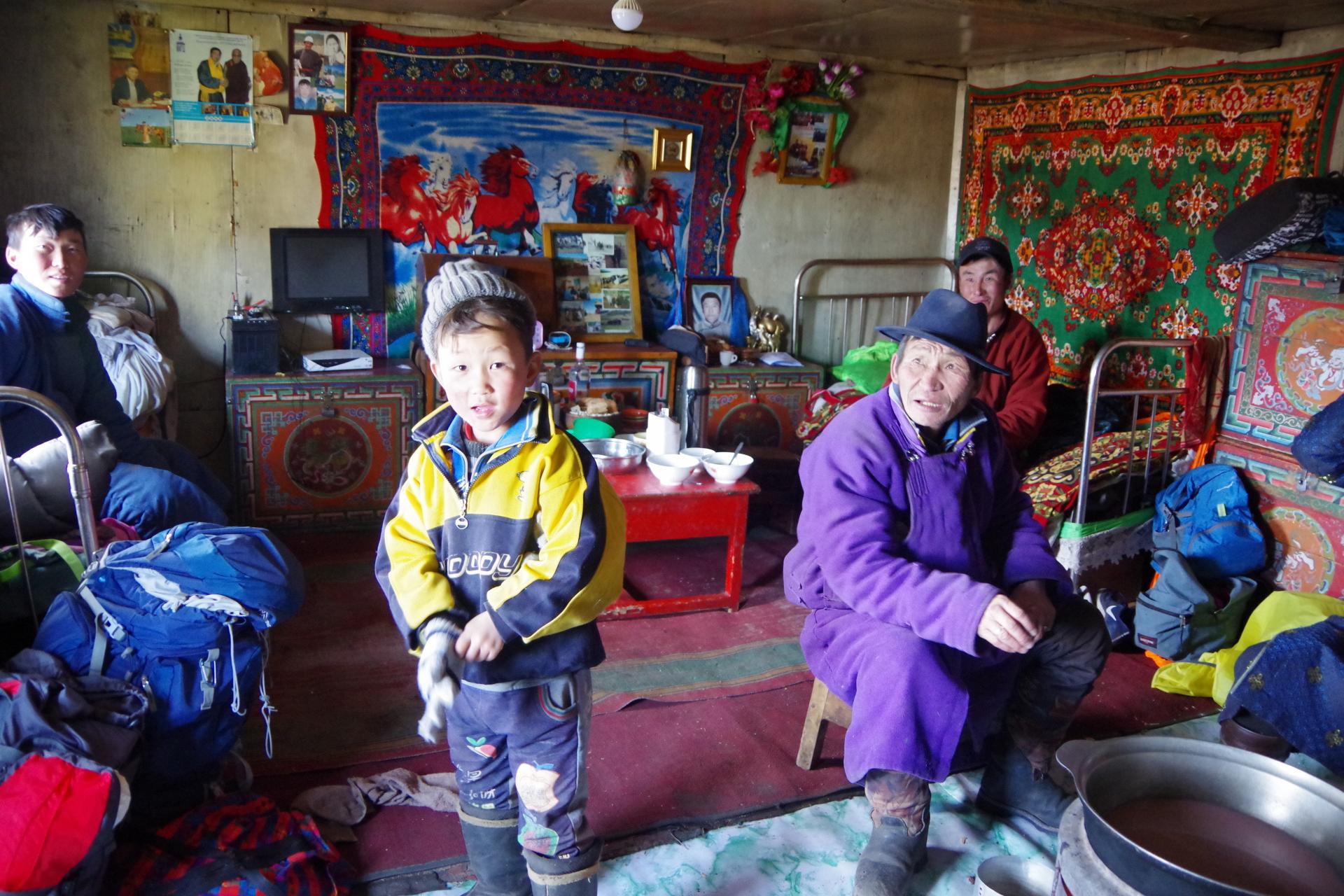 Mongol family Hatgal
