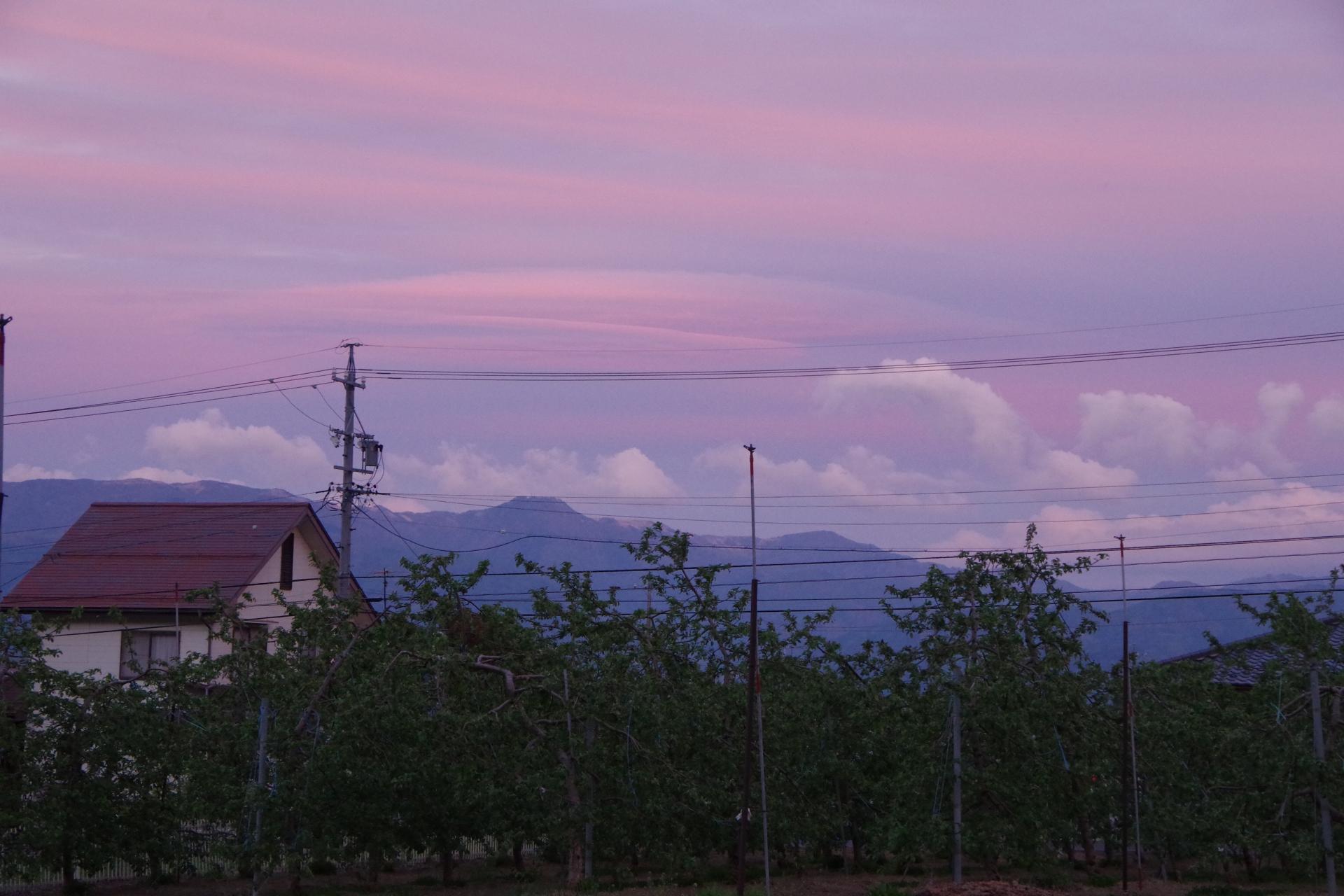 azumino sunset