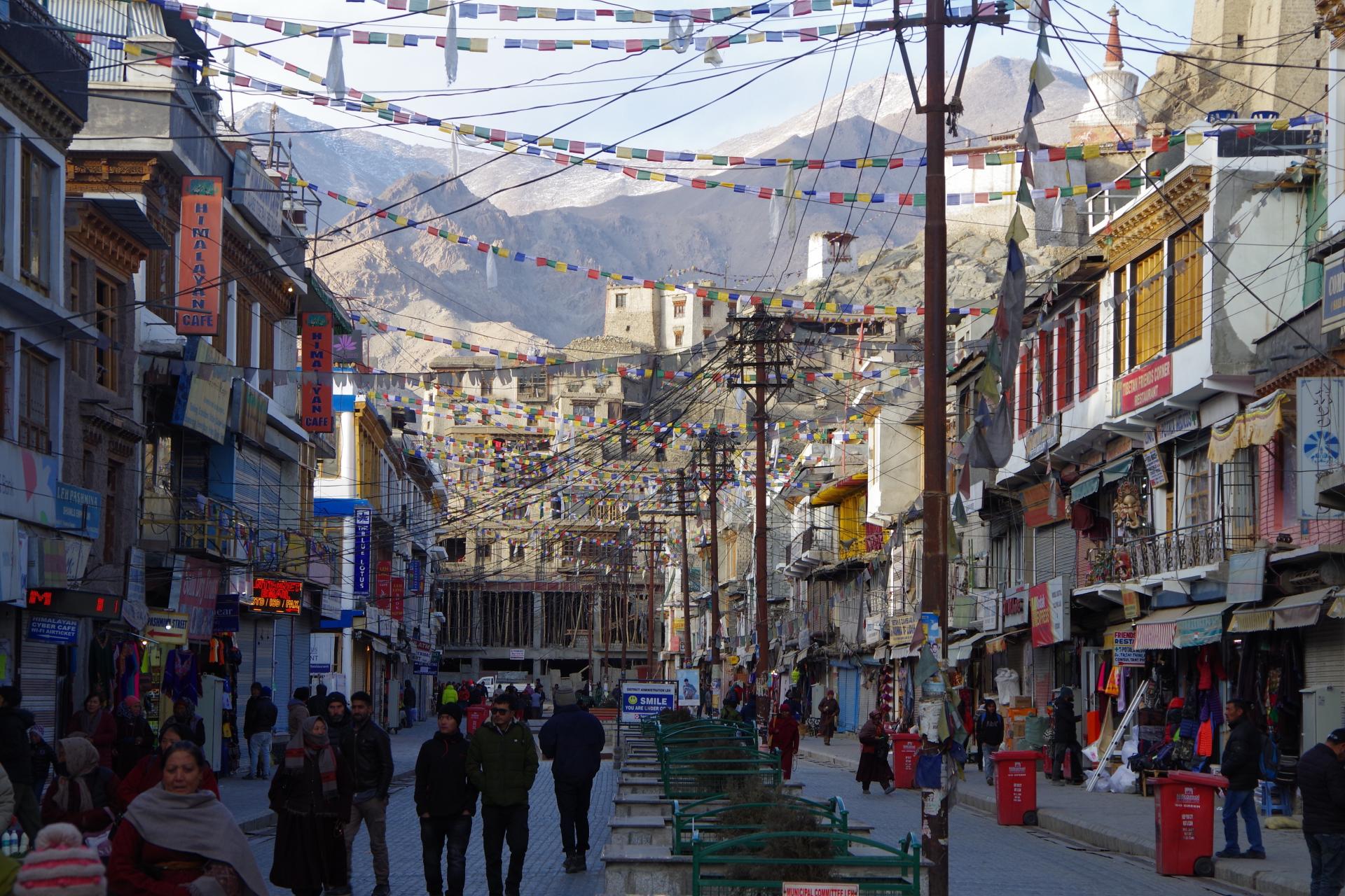 Leh Main Bazar Street