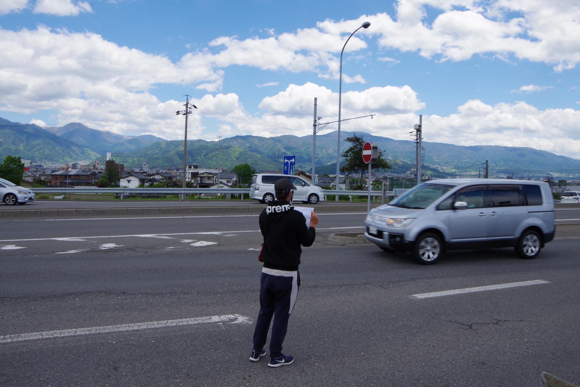 Hitchiking Matsumoto