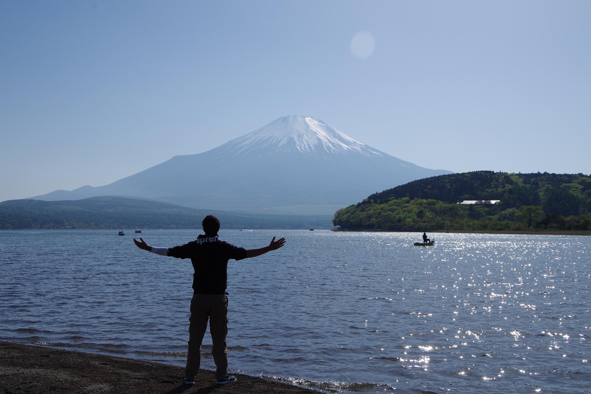 Yamanaka lake mt Fuji