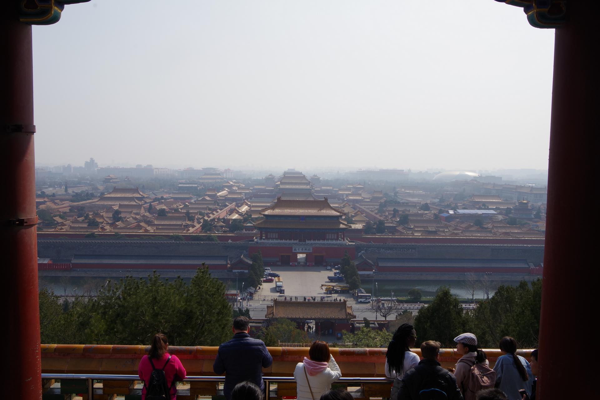 Jingshan park forbidden city