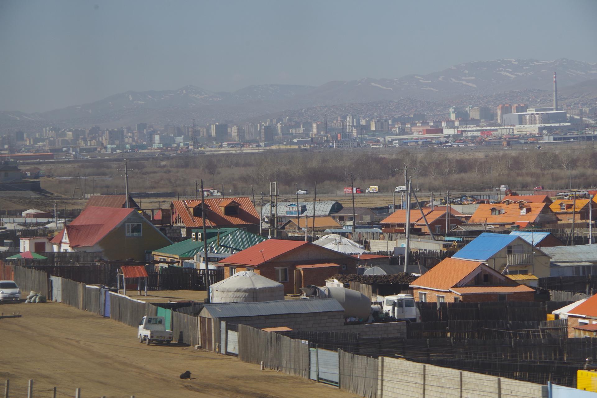 Ulanbaataar suburbs