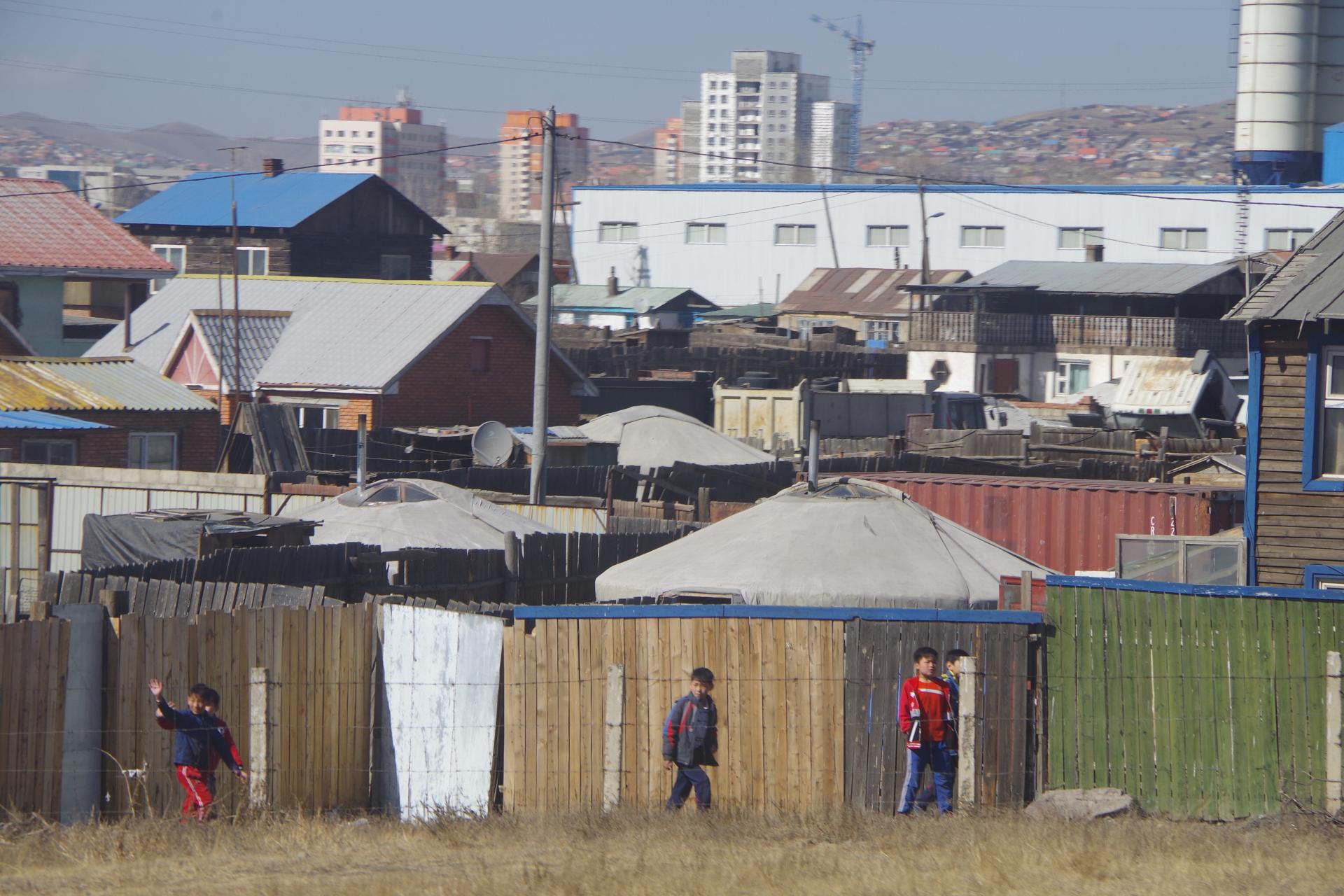 Ulanbaataar suburbs