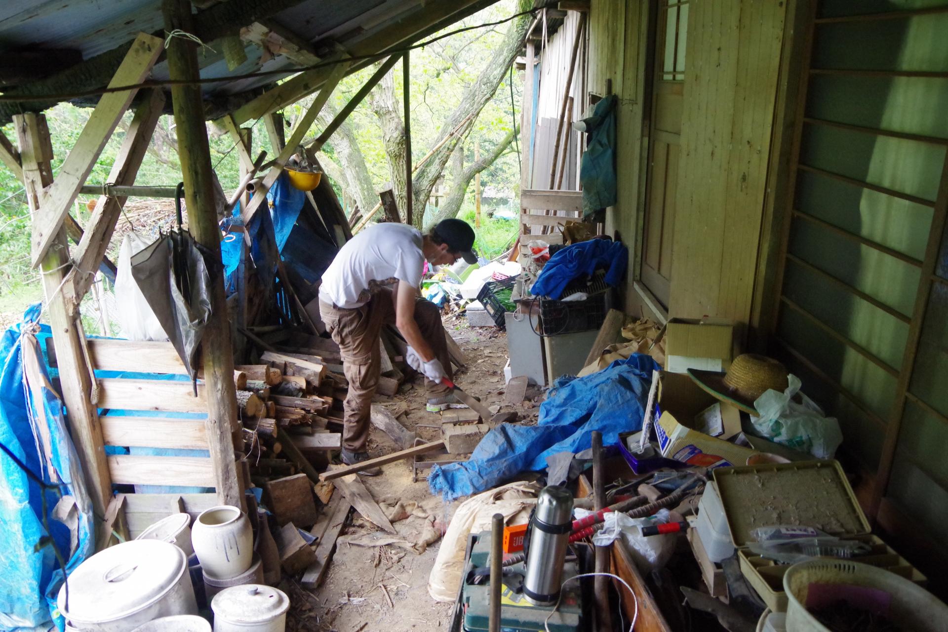 Wood cuting kama