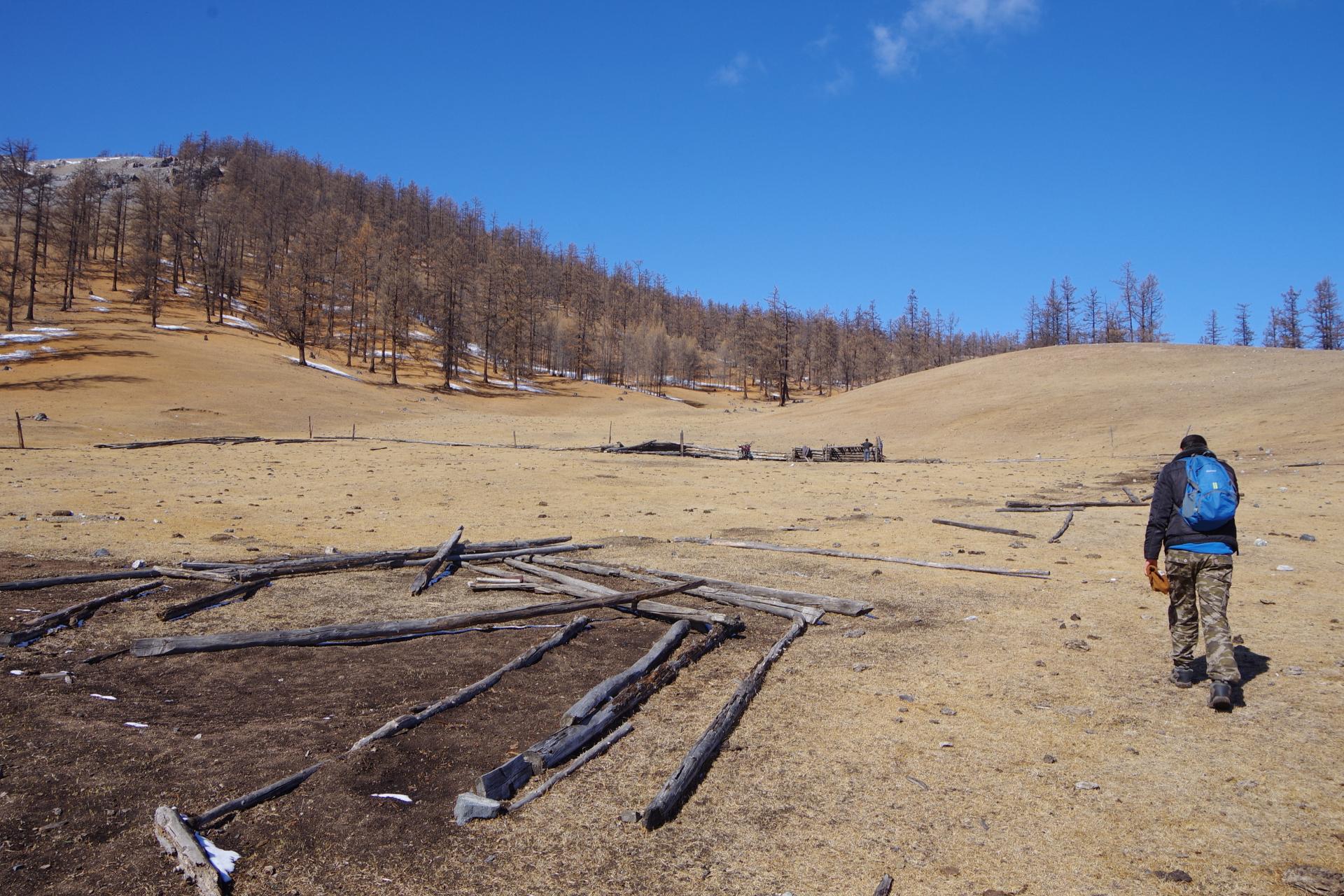 Mongolian building farm
